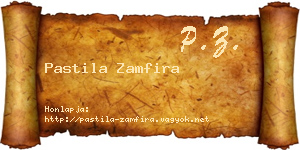 Pastila Zamfira névjegykártya